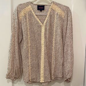 Hamptonite New York Silk Long Sleeve Blouse